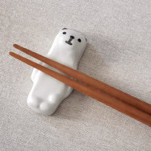 Load image into Gallery viewer, Bear Chopstick Rest (Set of 5) | Arita ware
