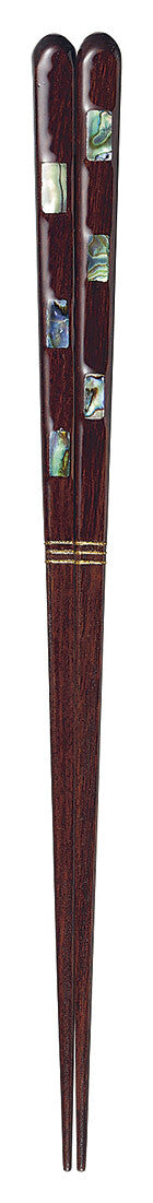 Wakasa Lacquered Shell Chopsticks - Ayumi- /Brown