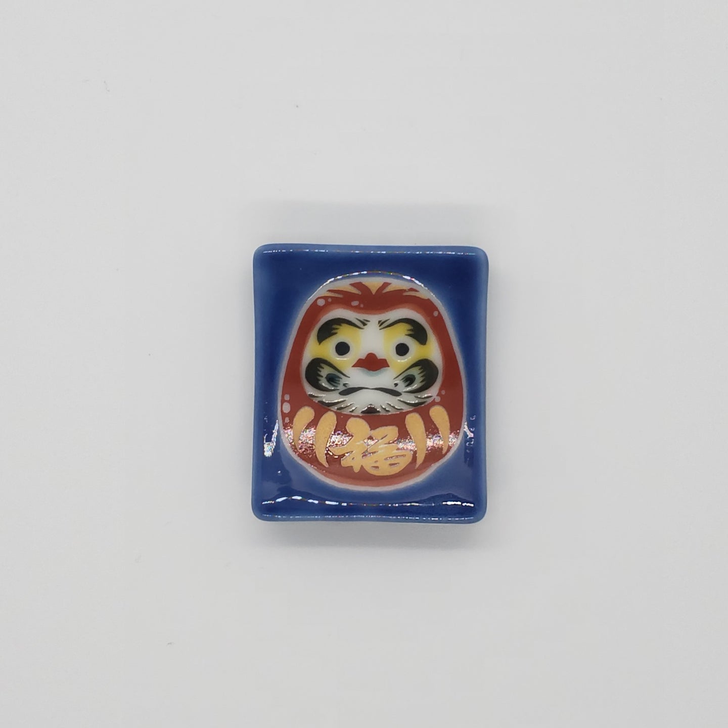 Kutani ware Chopstick rest - Daruma