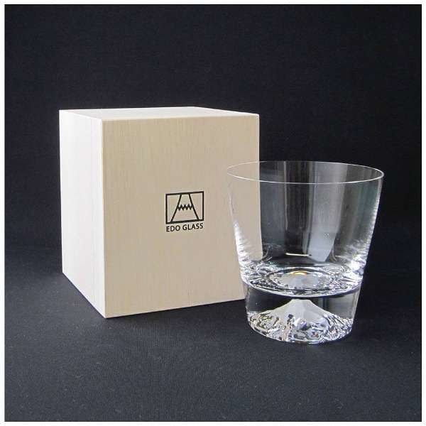 Edo Glass Mt. Fuji Rock Glass