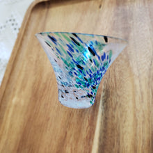 Load image into Gallery viewer, Glass Sake Cup - Blue-
